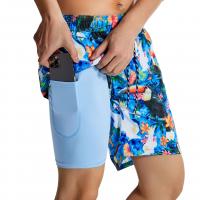 Polyester Quick Dry Men Beach Shorts flexible & loose & with pocket printed PC