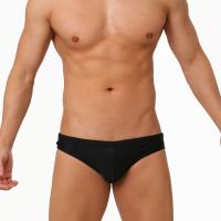 Spandex & Polyester Men Swimming Brief flexible & skinny style printed PC