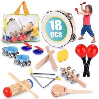 Wooden & Plastic Multifunction Baby Music Toy Set