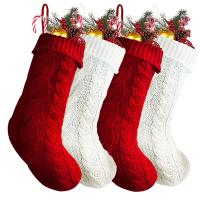 Acryl Kerstdecoratie sokken Jacquard meer kleuren naar keuze stuk