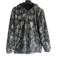 Polyester reflective Women Coat & loose printed PC