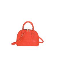PU Leather Shell Shape Handbag attached with hanging strap Solid PC