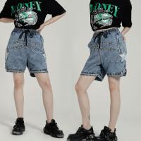 Cotton Men Cargo Shorts & loose embroidered PC