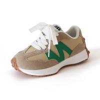 Rubber & PU Leather velcro Children Casual Shoes Solid Pair