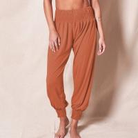 Algodón Pantalones Mujer Yoga, labor de retazos, Sólido, más colores para elegir,  trozo