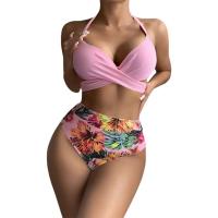 Polyamide & Polyester Bikini Imprimé Floral plus de couleurs pour le choix Ensemble