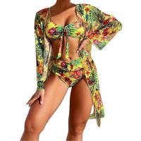 Polyamid & Polyester Bikini, Gedruckt, Floral, mehr Farben zur Auswahl,  Festgelegt