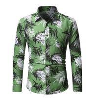 Katoen Mannen long sleeve casual shirts Afgedrukt verschillende kleur en patroon naar keuze stuk