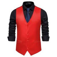 Polyester Anzug Weste, Patchwork, Solide, mehr Farben zur Auswahl,  Stück