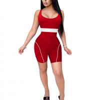 Polyester Slim & Plus Size Women Romper knitted PC