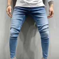 Katoen Mannen Jeans Lappendeken meer kleuren naar keuze stuk