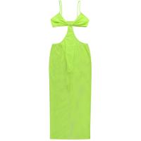 Polyester Sexy Package Robes hip Imprimé Solide plus de couleurs pour le choix pièce