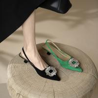 Suede High-Heeled Shoes & breathable Pair