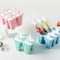 Food-Grade Silicone & Polypropylene-PP DIY Popsicle Mold Solid PC
