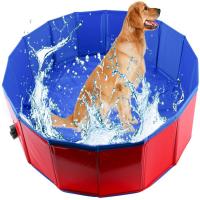 PVC foldable Pet Pool portable red and blue PC