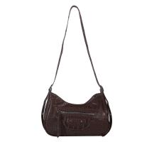 PU Leather cross body Shoulder Bag soft surface Solid PC