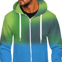 Polyester Mannen Sweatshirts Tie-dye Verloop meer kleuren naar keuze stuk