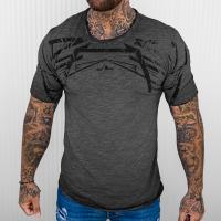 Polyester Men Short Sleeve T-Shirt & loose printed PC