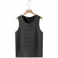 Polyester Men Sleeveless T-shirt & thermal patchwork PC