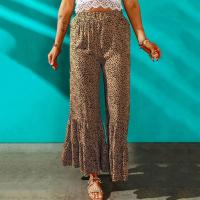 Polyester Plus Size Women Long Trousers & loose printed PC