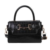 PU Leather Box Bag & Easy Matching Handbag attached with hanging strap Stone Grain PC