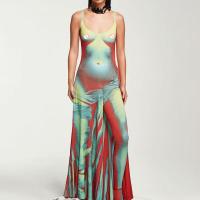 Polyester Slip Kleid, Gedruckt, mehr Farben zur Auswahl,  Stück