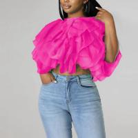 Polyester Vrouwen mouwloze blouses Lappendeken Solide meer kleuren naar keuze stuk
