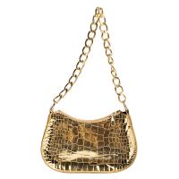 PU Leather Concise & Easy Matching Shoulder Bag with chain Solid PC