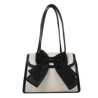 PU Leather Concise Shoulder Bag large capacity bowknot pattern PC
