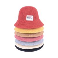 Polyester Easy Matching Bucket Hat sun protection & breathable knitted Solid PC