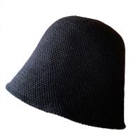 Polyester Easy Matching Bucket Hat sun protection & breathable knitted Solid PC