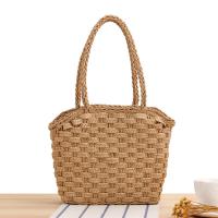 Kraft Easy Matching Woven Shoulder Bag large capacity Solid PC