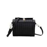 PU Leather Easy Matching Shoulder Bag soft surface striped PC