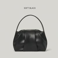 PU Leather Box Bag & Pleat & Easy Matching Handbag Solid PC