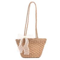 Straw Easy Matching Woven Shoulder Bag large capacity Solid PC