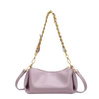 PU Leather Box Bag & Easy Matching Shoulder Bag attached with hanging strap Solid PC