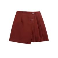 Polyester High Waist Culottes Solid PC
