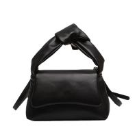 PU Leather Box Bag & Easy Matching Shoulder Bag attached with hanging strap Solid PC