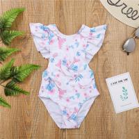 Polyester Girl Kids One-piece Swimsuit printed PC