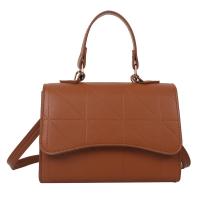 PU Leather Easy Matching Handbag soft surface geometric PC