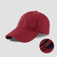 Cotton Baseball Cap sun protection & adjustable Solid : PC