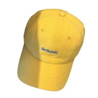 Cotton Flatcap sun protection & adjustable embroidered letter : PC