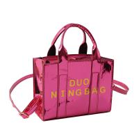 PU Leather Box Bag & Easy Matching Handbag attached with hanging strap letter PC