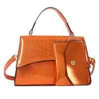 PU Leather With Coin Purse & Easy Matching Handbag attached with hanging strap crocodile grain PC