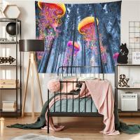 Polyester Tapestry Wall Hanging printed tree pattern PC
