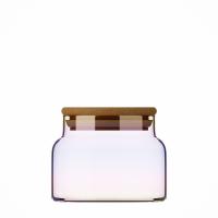 High borosilicate glass available in microwave oven Storage Jar transparent PC