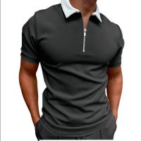 Polyester Slim & Plus Size Men Short Sleeve T-Shirt Solid PC