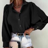 Rayon Women Long Sleeve Shirt & loose Solid PC