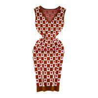 Mixed Fabric High Waist One-piece Dress slimming & off shoulder & breathable heart pattern PC