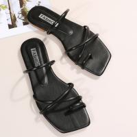 Synthetic Leather Women Sandals hardwearing Pair